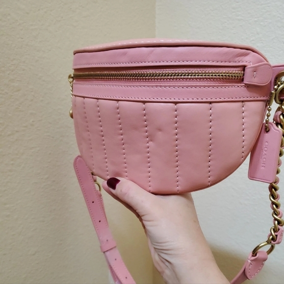 Coach Bags Coach Quilted Chain Leather Waist Belt Bag Poshmark